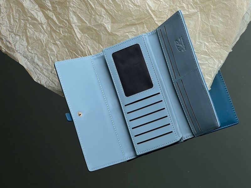 Жіночий гаманець "Senior carte" синій VPG-001 фото